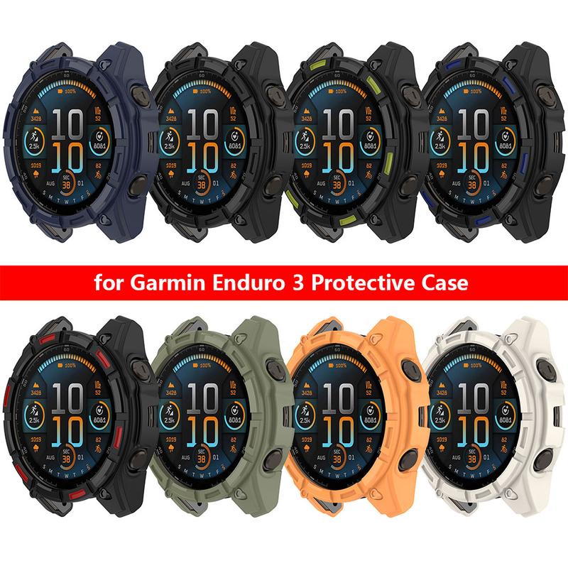 Product Introduction of Case Compatible with Garmin Enduro 3 Case Soft Flexible TPU Thin Lightweight Protective Bumper for Garmin Enduro 3 Smartwatch 2