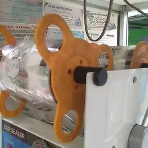 Ambalan Mesin Cup sealer Alat pres Minuman