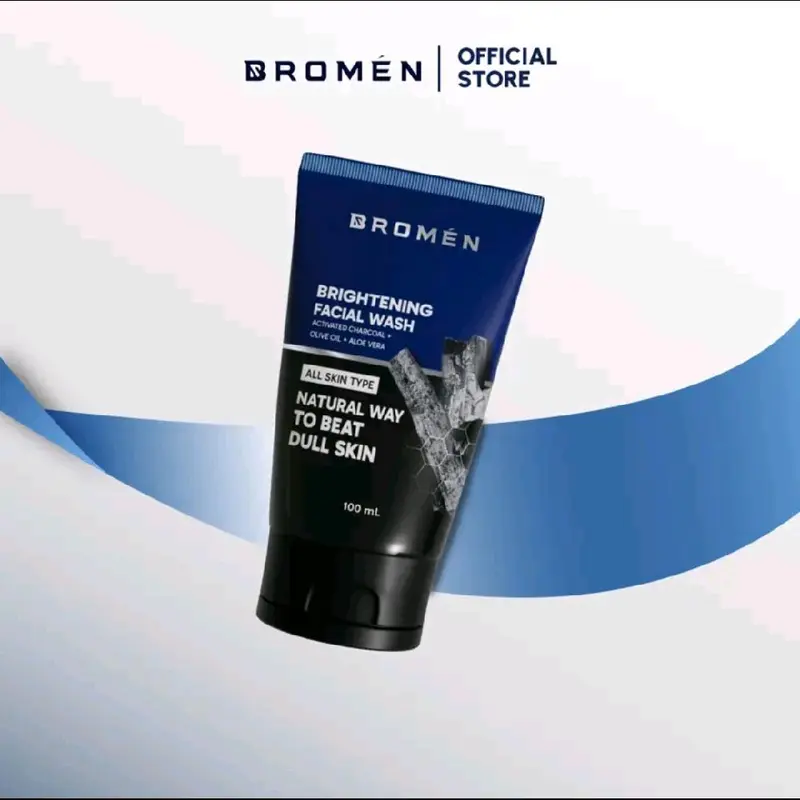 [Approved by dr.  Tirta] BROMEN BRIGHTENING FACIAL WASH 100ML  SKINCARE SABUN CUCI MUKA LAKI KUSAM FACE WASH 3