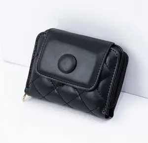 KIVIROSE_ID Dompet Lipat Wanita WIOLA Dompet Wanita Kartu Uang Dompet Mini Lucu Aestetic