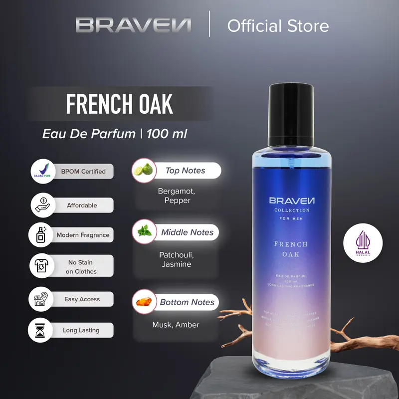 【SPESIAL NEW】Braven Collection EDP Series 100ml - Parfum Pria Terbaru Tahan Lama Perfume Wangi 3