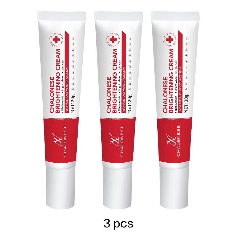 CHALONESE Whitening Cream 20g / Brightening Cream / Krim Penghilang Freckle Flek dan Tanda Penuaan di Wajah 3