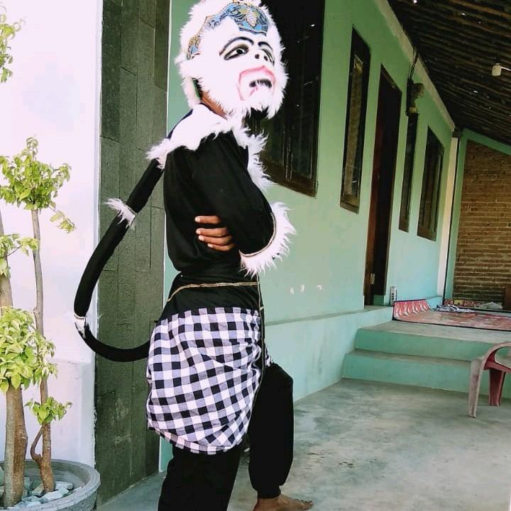 Kostum hanoman fullset Historical/Period Pria 2