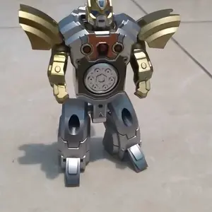 Mainan Anak Fidget Spinner TRANSFORMERS 2in1 Gyro 3D Fingertip Mechanical Bisa Berubah Bentuk Robot