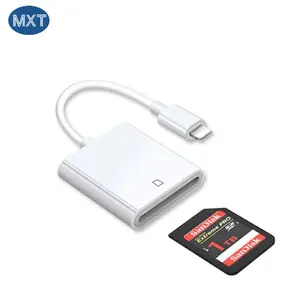 MXT 2 in 1 SD+TF Card Reader i-phone to SD Card / TF Memory Card Read OTG Adapter Computer