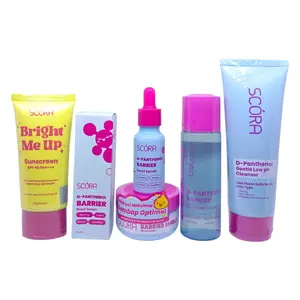 Scora Paket Skincare D-Panthenol Memperbaiki Skin Barrier Kulit Remaja Facewash Moist Serum Toner