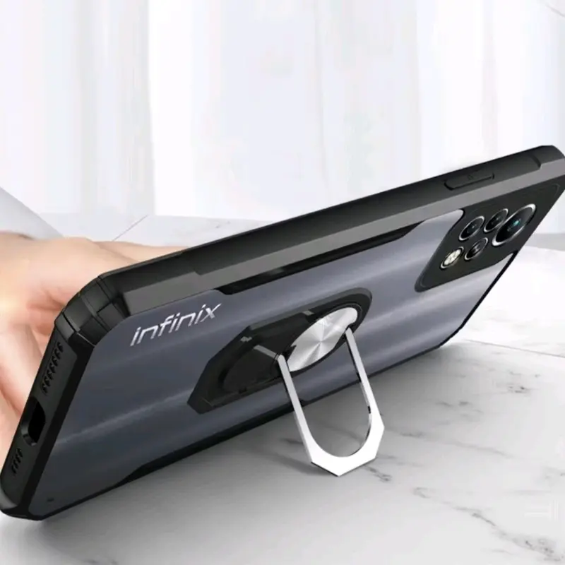 M/C Case For Tecno Spark 20 Pro+ Shockproof Premium Acrylic Transparant 4