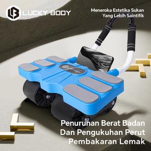 Roda Perut, Sokongan Siku, Penggelek Lantunan Automatik, Peralatan Latihan Otot Perut, Gim Kecergasan Keluarga, Pilihan Warna Oren,Biru dan Hitam, Roda Penggelek ab Senaman, Lantunan Automatik, Profesional, Sokongan Siku, Peralatan Senaman Fitness Sports