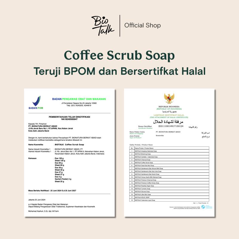[SPECIAL PROMO] Biotalk Coffee Scrub Soap 2