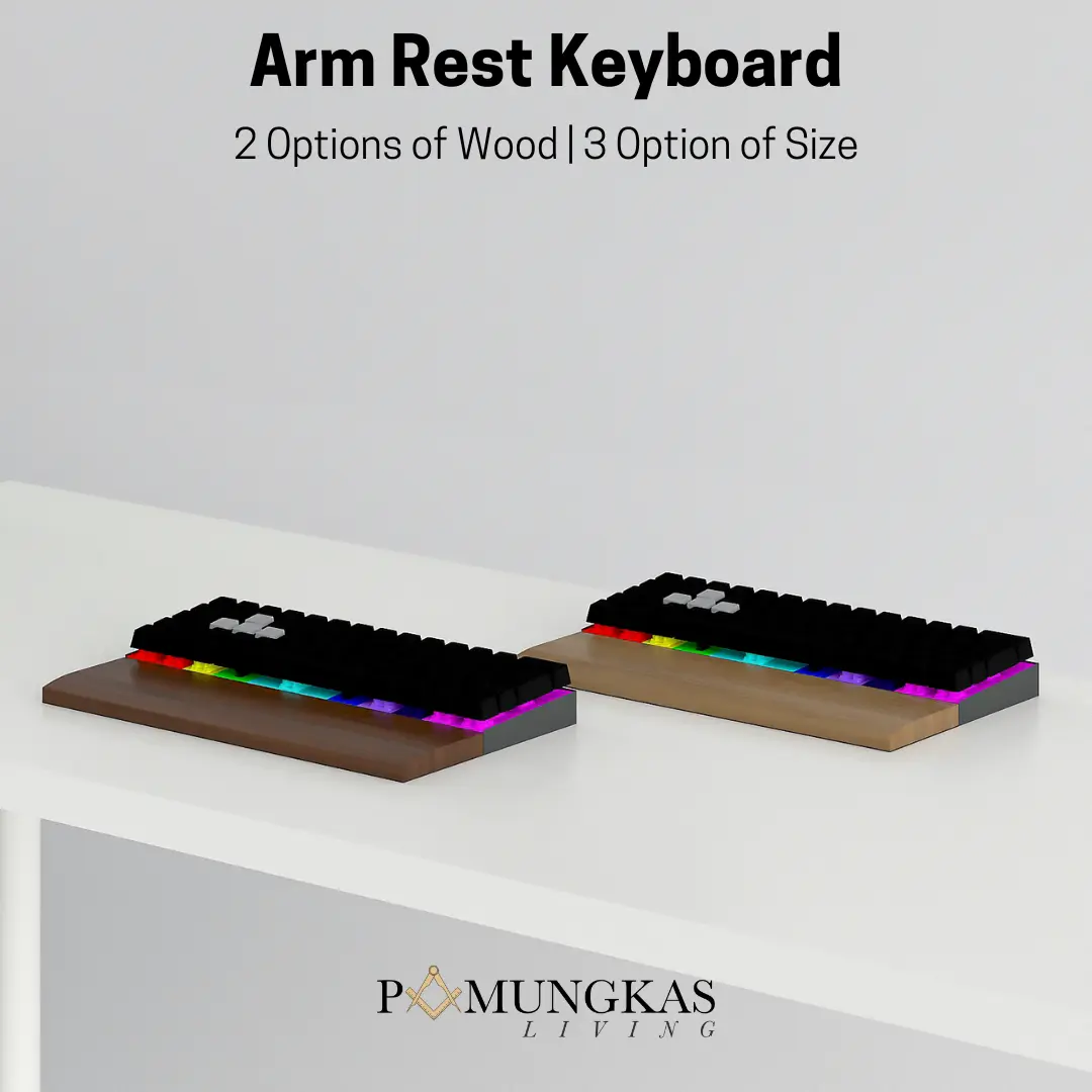 Pamungkas Living Keyboard Arm Rest Telapak Tangan Anti Pegal