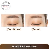 Gambar MISSHA Perfect Eyebrow Styler 0.15gr - Dark brown dari MISSHA INDONESIA Kota Tangerang 4 Tokopedia