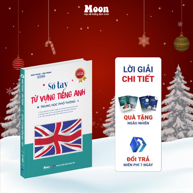  Sổ tay Từ vựng tiếng anh theo chủ đề THPT Moonbook 