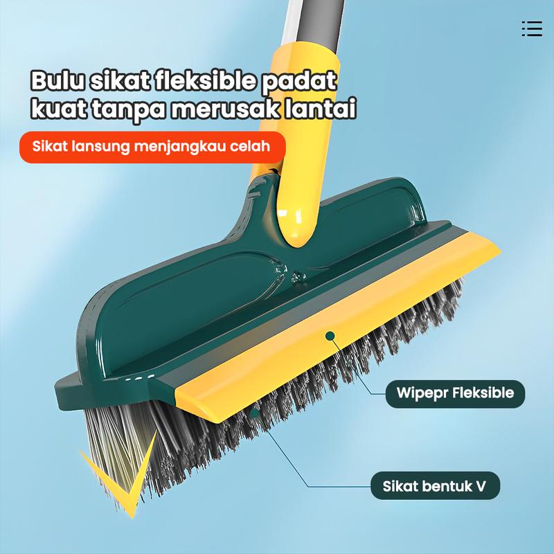 Product Introduction of Sikat lantai kamar mandi sikat pembersih kamar mandi celah ubin rumah tangga bulu keras pengikis sapu sikat celah lantai dua-dalam-satu 7