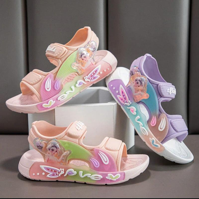 Dép Sandal Trẻ Em Cho Bé Gái Từ 1 Đến 9 Tuổi Chất Liệu PVC Êm Mềm Nhẹ Phong Cách Thời Trang Đi Chơi Đi Học. SK392