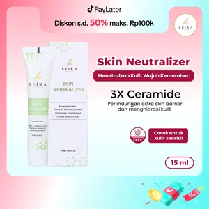 Leika Skincare Skin Neutralizer Resmi BPOM Menetralkan/Menetralisir Kandungan Skincare Abal2 (merkuri & hidroquinon) Memperbaiki Sel - Sel Kulit Yang Rusak Mengurangi KeMerahan & Iritasi Memperbaiki Skin Barrier Anti Inflamasi Menghidrasi/Moisturizer