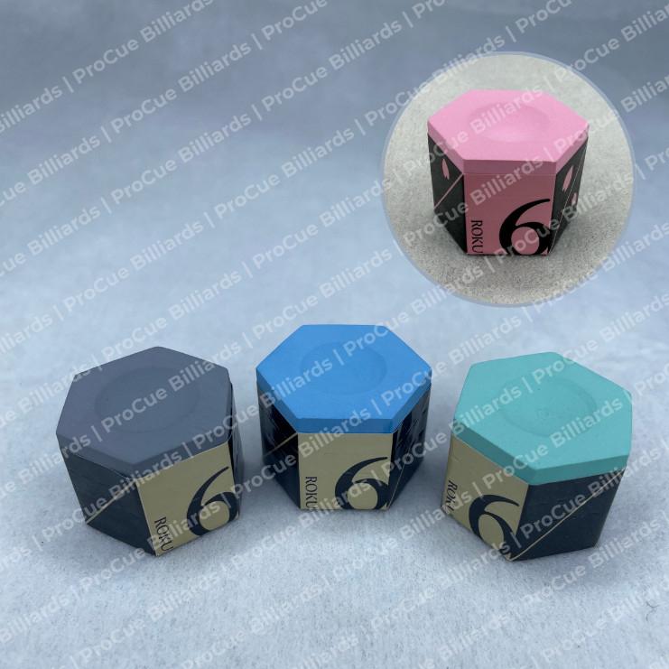 1 chiếc phấn bi a Kamui Roku 6 , màu xám/xanh biển/xanh lá, hoa anh đào