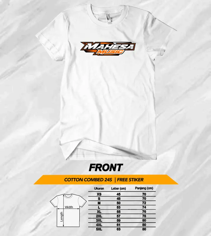kaos original mahesa music 1 kain combed 24s premium 6