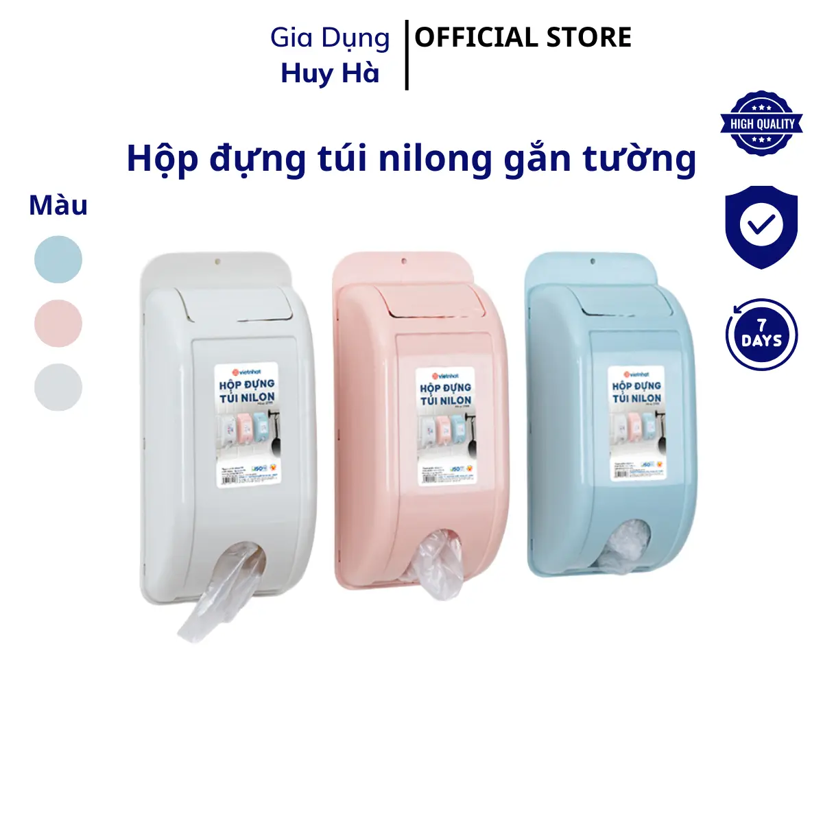 Hộp nhựa đựng túi nilong gắn tường thông minh.