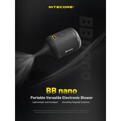 NITECORE BB nano 40000RPM Elektrikli Kamera Hava Üfleyici Mini Yüksek Hızlı Kabl