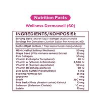 Gambar Wellness Dermawell - 60 Softgels dari Natural Farm Kota Administrasi Jakarta Barat 3 Tokopedia