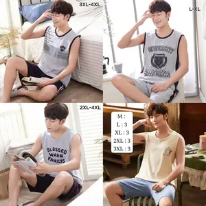 PIYAMA COWOK REMAJA ABG KAOS KATUN IMPORT PREMIUM NEW COLLECTION BIG SIZE L-3XL SETELAN CELANA PENDEK