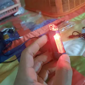 Lampu LED Sepeda 1 Set Rechargeabale Anti air Satu Paket Lampu LED Sepeda Depan Belakang Outdoor Stang