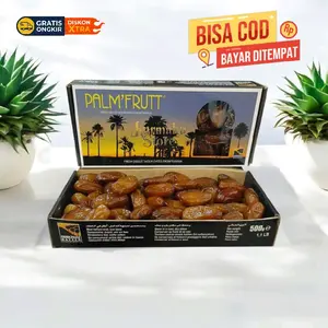 Palm'frutt Dates Non Tangkai 500g - Fresh Deglet Noor dari Tunisia