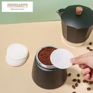 KERTAS SARINGAN KOPI COFFEE FILTER PAPER MOKAPOT ISI 100PCS WHITE | COFFEE FILTER PAPER MOKA POT