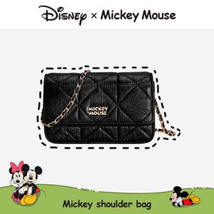 Beg Persegi Kecil, Maskot x Disney, Gaya Chanel Authentik, Reka Bentuk Grid Berlian, Beg Bahu Tunggal dan Silang, Beg Wanita Niche dan Mewah, [COD]