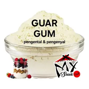 GUAR GUM 50GR FOOD GRADE PENGENTAL MAKANAN PELEMBUT MI MIE SERAT PANGAN VEGAN DRESSING KEFIR HALAL