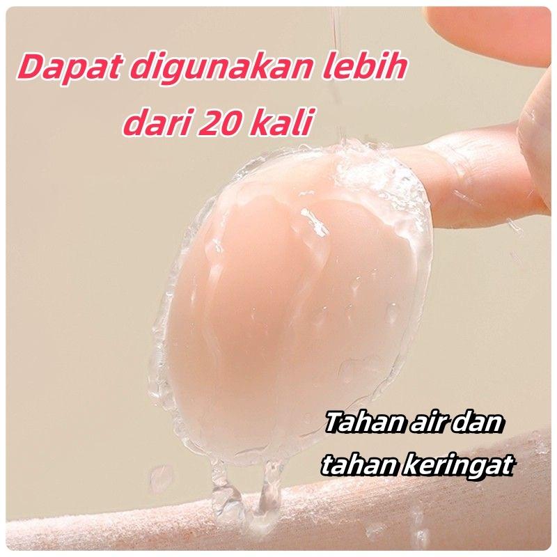 【COD】12 buah / Kotak Silicone Backless Bra / Wings Bra / Wing Bra / Nu Bra / Invisible Bra / Nipple Silicone Pad Bra Tempel Import Premium 1
