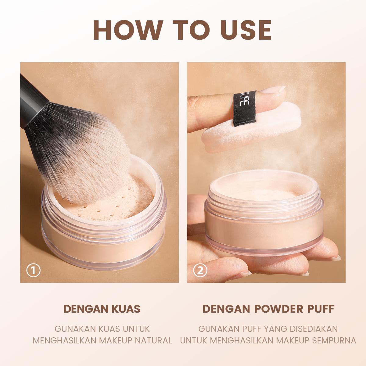 FOCALLURE Loose Powder Oil-control Lasting 12H -3 Colours