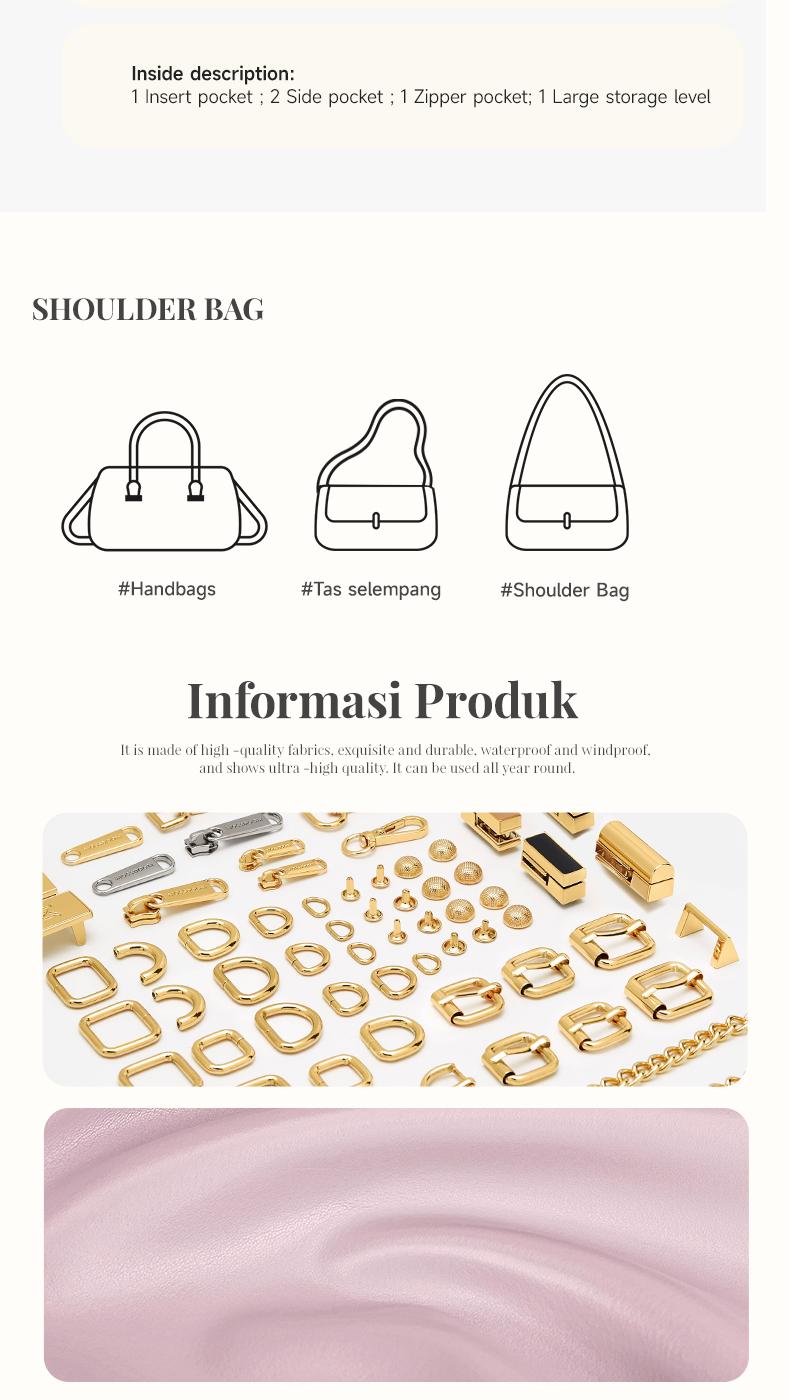 Product Introduction of MOSSDOOM Tas Selempang Bag Maelys Bag Fashion Shoulder Tas Bahu Nyaman 25