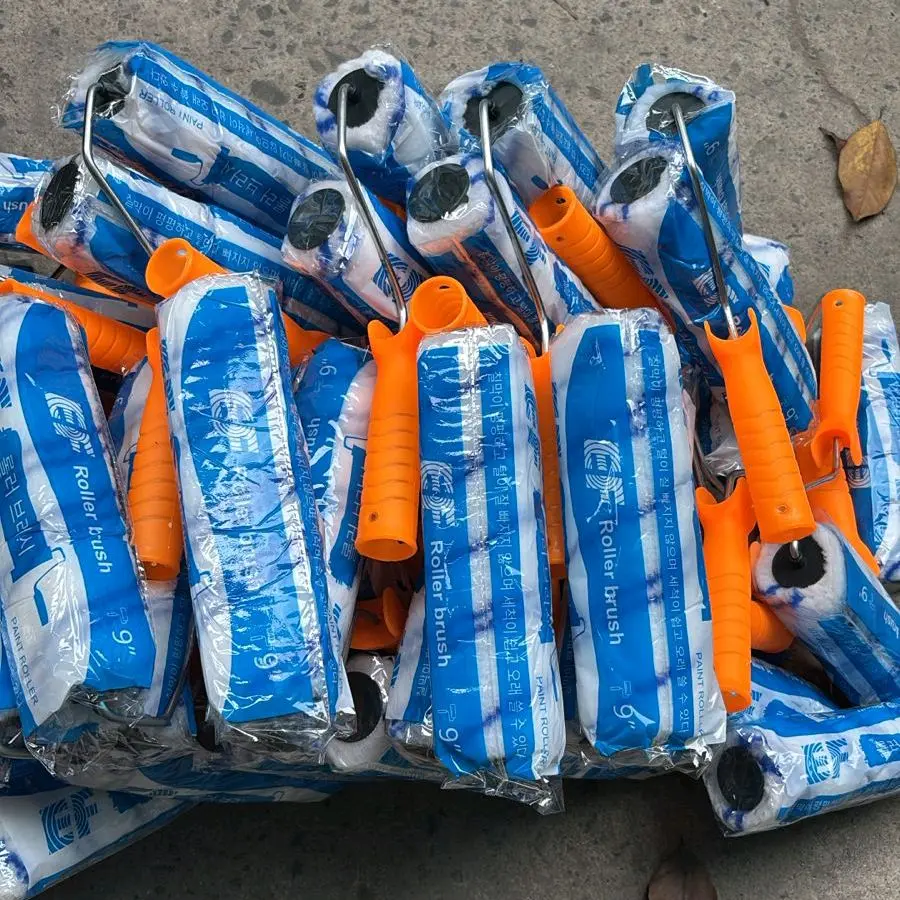 Paket 12 pcs kuas rol 9 inchi murah (12) rol cat stallion Paint rol  kuas rol cat tembok kuas rol murah