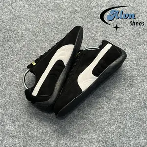Alvn Shoes Sepatu P*ma Speedcat OG Royal Black White Sneakers Casual Pria dan Wanita Ukuran 36-44 Kualitas Premium Desain Elegan Serbaguna
