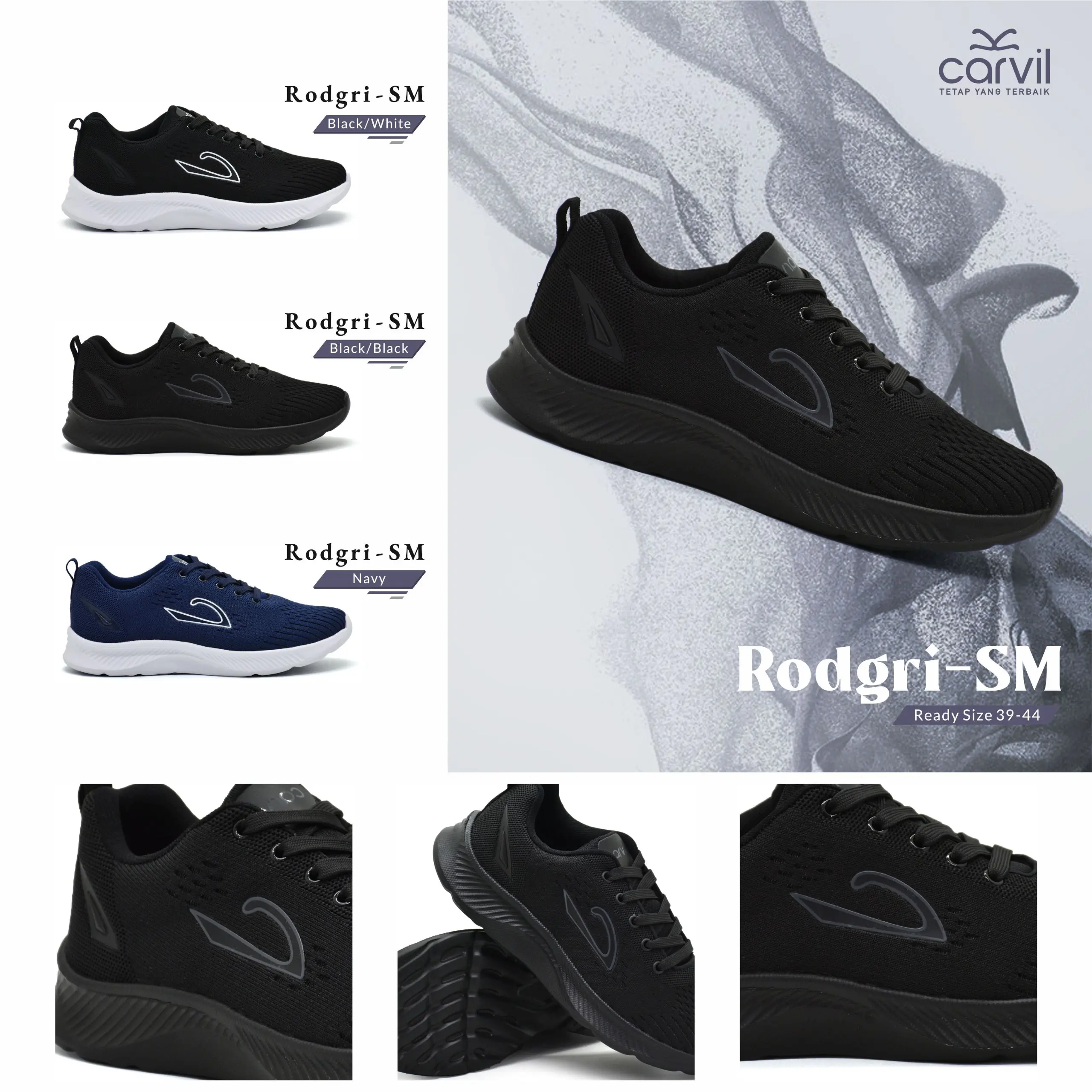 Carvil Sepatu Pria Rodgri - SM Casual Shoes Sneakers