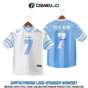 JERSEY CUSTOM COQUEETE RIBBON BIRU UNGU GRATIS NAMA DAN NOMOR PUNGGUNG FULL PRINITNG