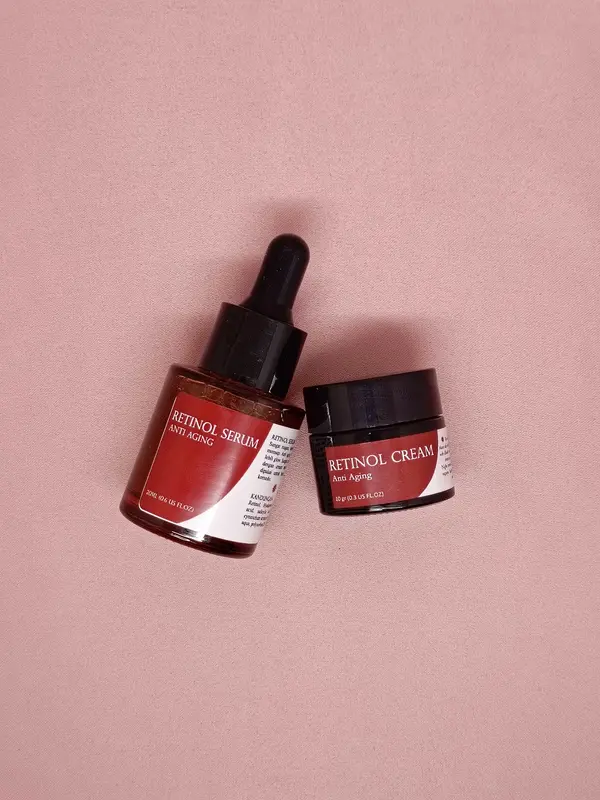 PAKET RETINOL NIGHT SERUM & CREAM Untuk Mengatasi Flek Hitam dan Mencegah Penuaan Plus Anti Aging Memutihkan, Memudarkan, Mencerahkan Wajah 6