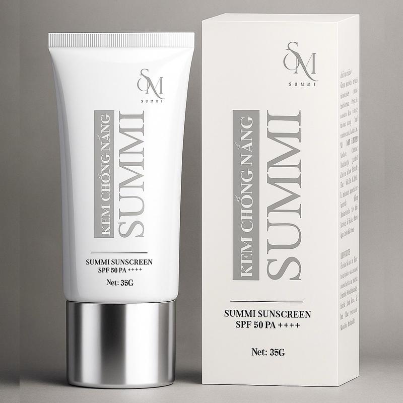  Kem chống nắng Summi sunscreen SPF 50 PA++++ nâng tone cho da mặt 35g 