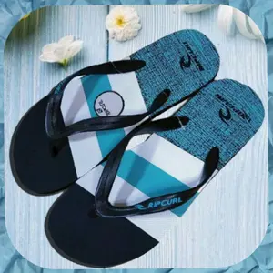 sandal jepit distro pria R1pcurl model garis miring japit Sendal