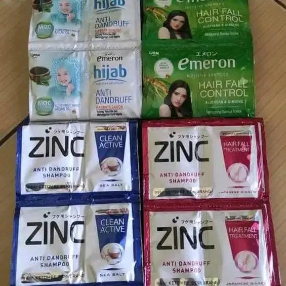 (24schet) Sampo murah Zinc/Emeron Sampo 1 renceng ketombe