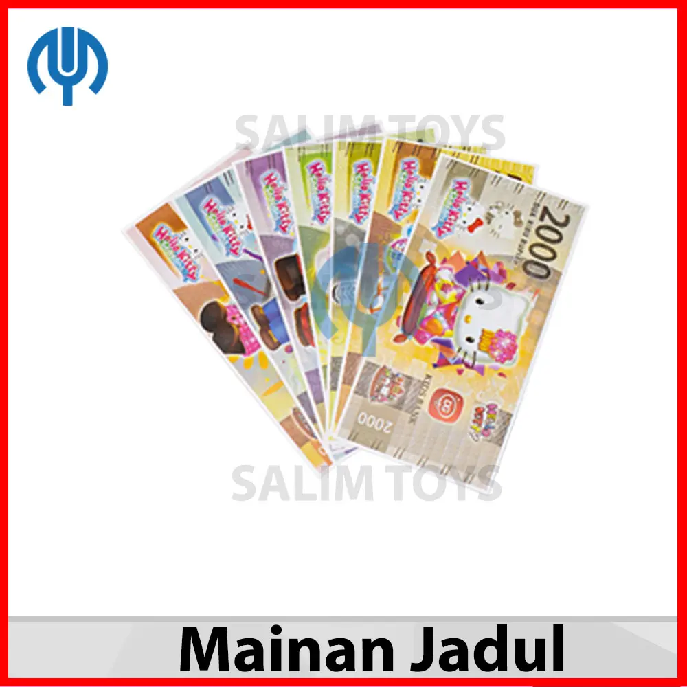 1 PC MAINAN UANGGG KERTAS KARAKTER