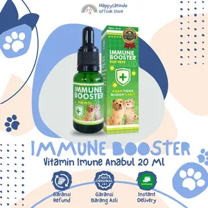 Vitamin Tetes Melawan Virus IMMUNE BOOSTER 20 ML Untuk Anjing Kucing
