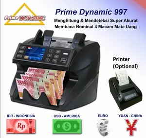 Prime Dynamic 997 Mesin Hitung dan deteksi Uang IDR CNY EURO DOLLAR