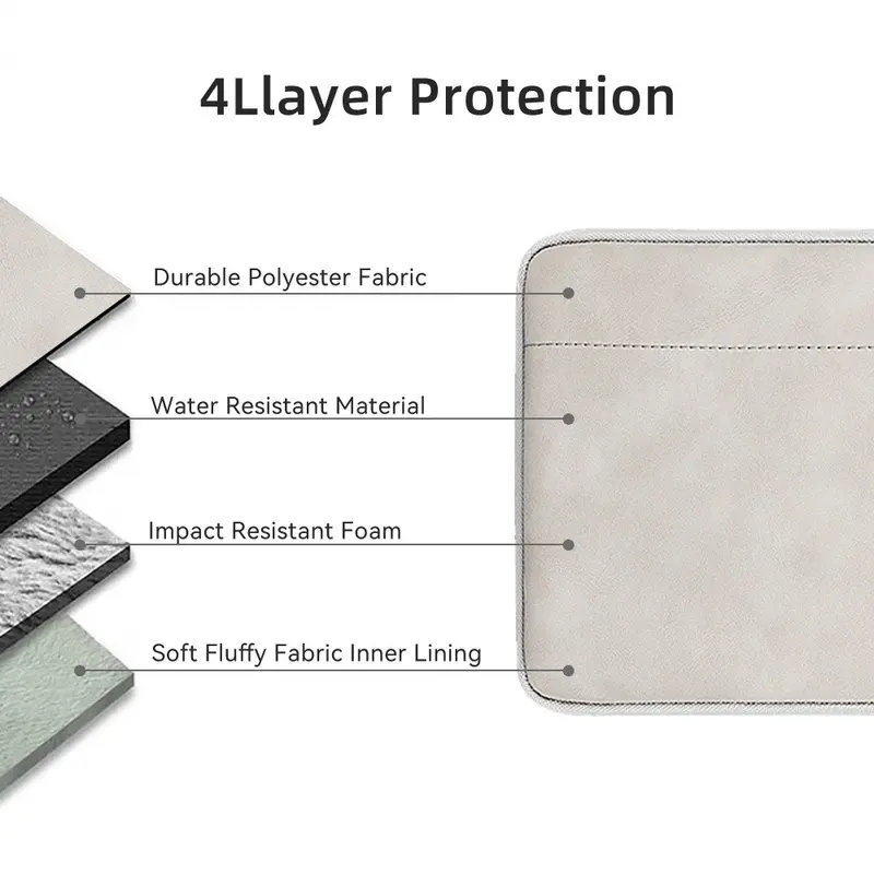 Tas untuk Tablet Lengan IPAD 9 10 11 Inci Casing Kulit Tahan Air untuk iPad Pro 11 Inci Air 4 5 Gen 5/67/8/9/10 2