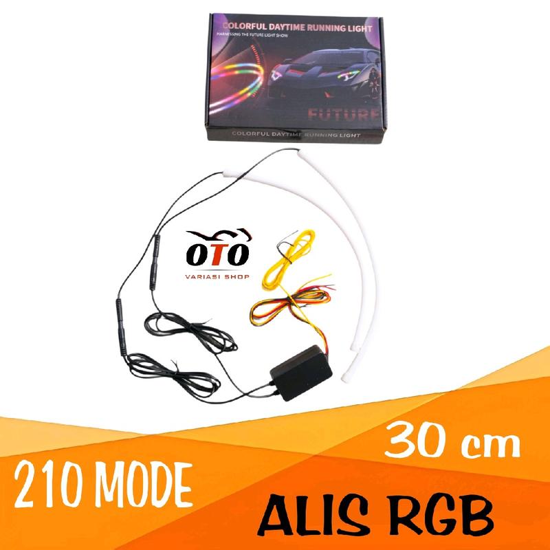 LAMPU ALIS RGB MATRIX WELCOME LIGHT 30CM & 60CM SELANG SEIN RUNNING MOBIL MOTOR 4