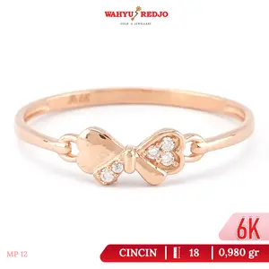 Cincin Emas Kadar 6K Wahyu Redjo CC-6K 31561825 Non Pameran