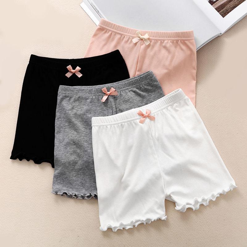 Product Introduction of Cute Bow Girls Shorts Safety Pants Underwear Children Spring Summer Short Underpants for 3-8 Years 5