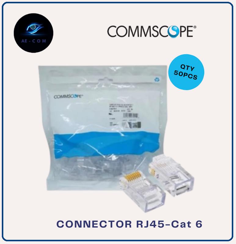 Connector rj45 commscope amp Konektor rj45 Cat 5e - Shop | Tokopedia