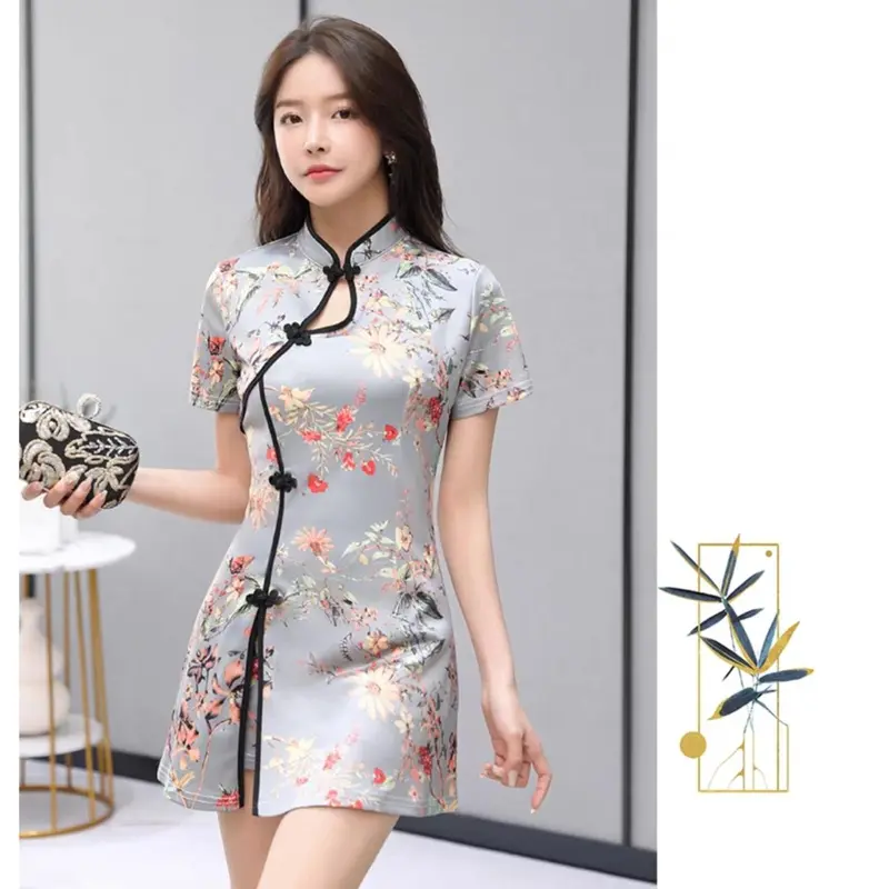 CNY Cheongsam 2 pcs Set Wanita Premium TM 0530 1